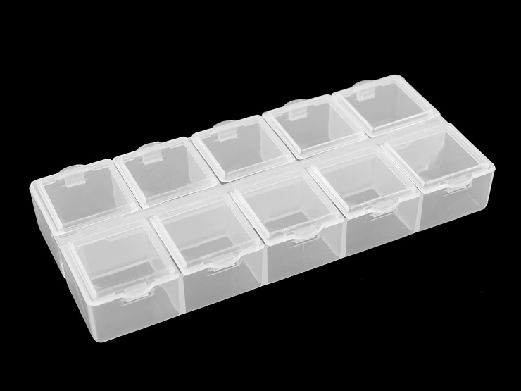 Plastic Box / Storage 6x13.2x2 cm
