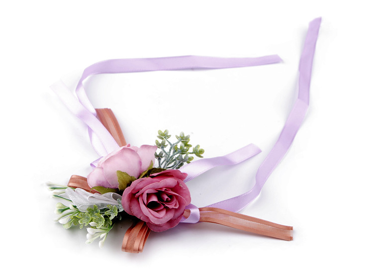 Décoration de mariage pour boutonnière avec fleurs