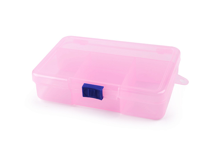 Caja de plástico/bandeja organizadora 3,3 x 9,5 x 14,5 cm