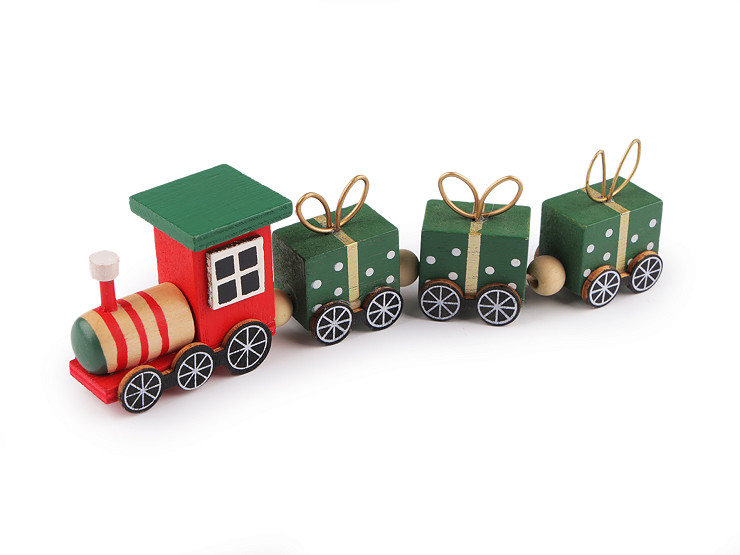 Decoration wooden train