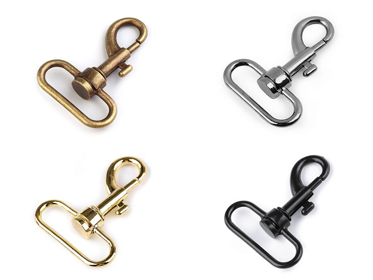 Metal Snap Swivel Hook / Carabiner, fits 38 mm strap