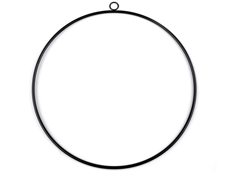 Kovový kruh na lapač snov / na dekorovanie Ø50 cm