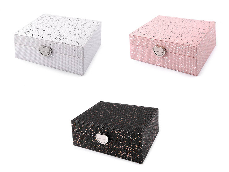 Kuferek na biżuterię 15,5x20,5x8 cm