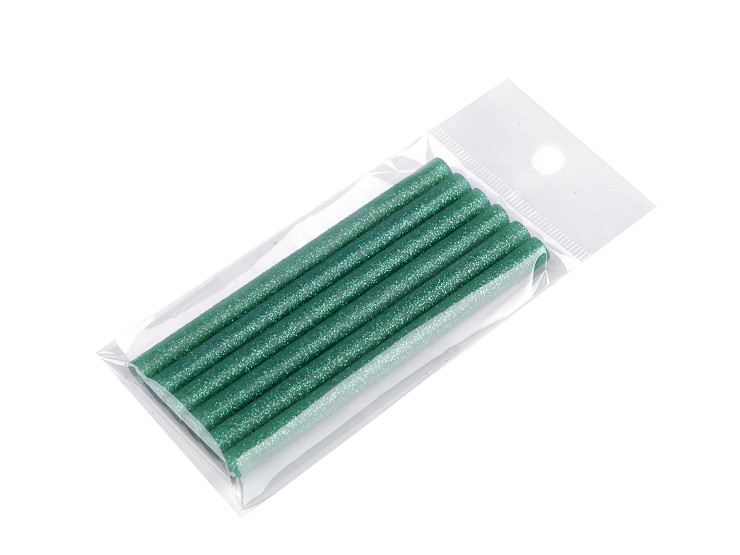 Bâtonnets de colle thermofusible à paillettes, Ø 7 mm 