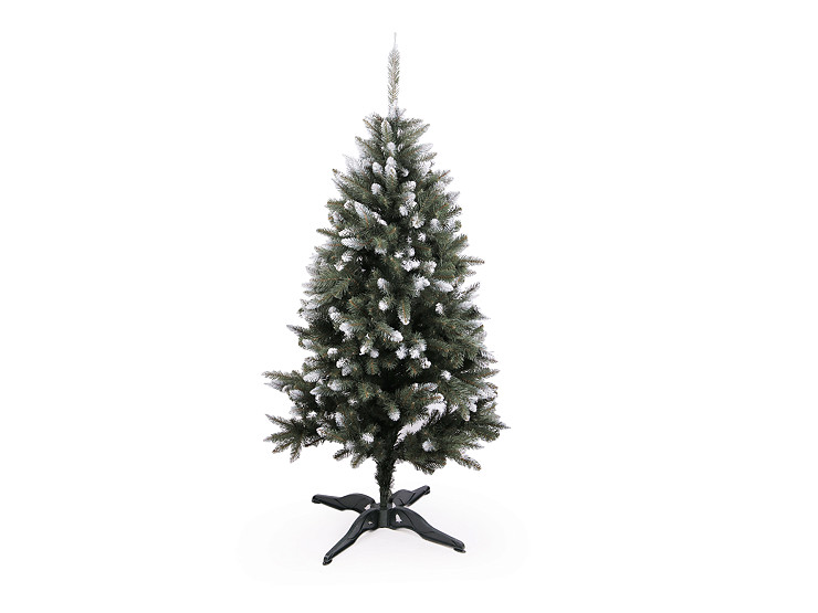 Künstlicher Weihnachtsbaum 180 cm – natürlich, schneebedeckt, 2D