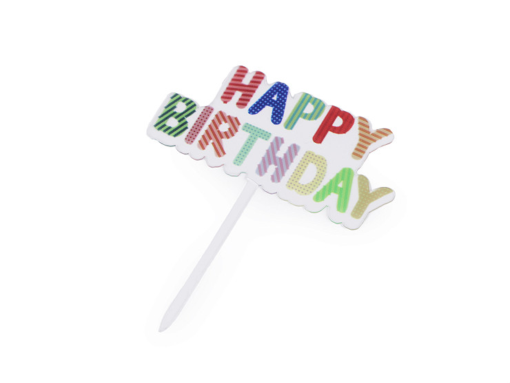 Geburtstagsstecker Happy Birthday