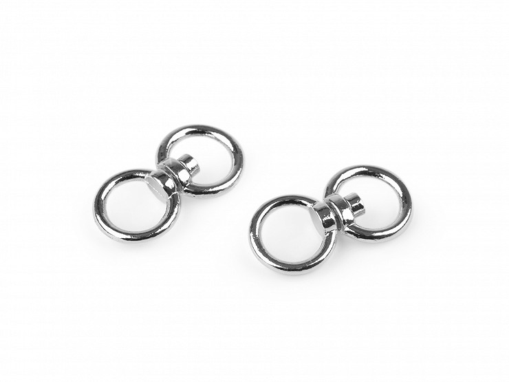 Swivel Eyelet Rings for Handbag 17x33 mm