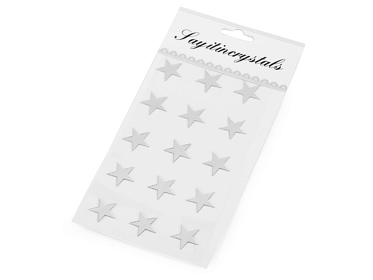 Espejos autoadhesivos: corazones, estrellas