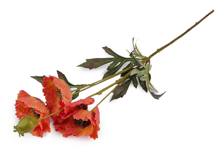 Flor de amapola artificial