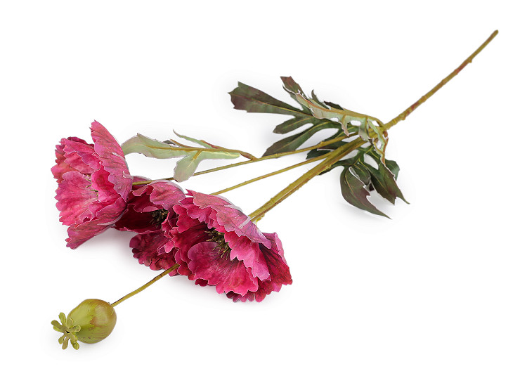 Flor de amapola artificial