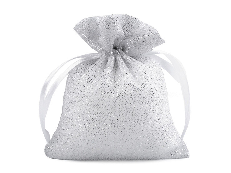 Gift Bag 10x13 cm Organza with Glitter