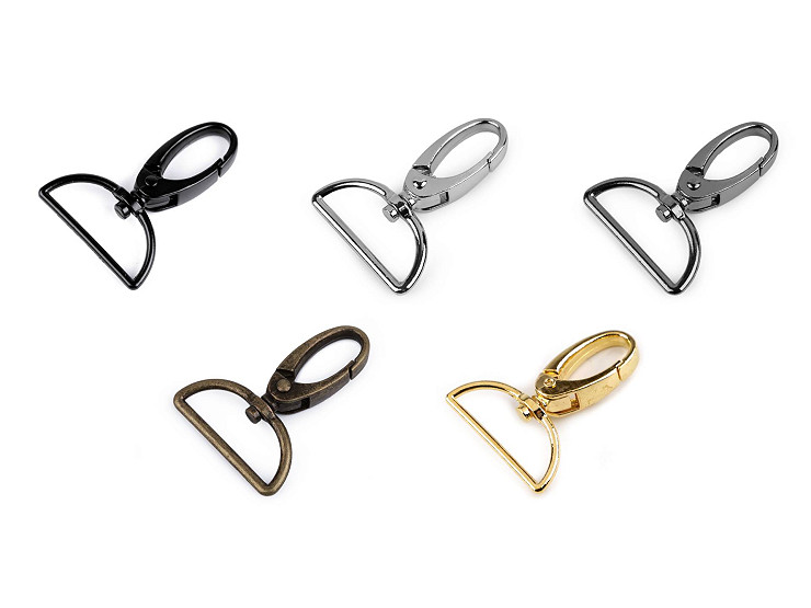 Metal Lobster Claw Clasps / Swivel Snap Hook, fits 32 mm strap