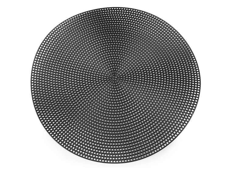 Griglia in tela di plastica, per punto croce, dimensioni: Ø 24 cm
