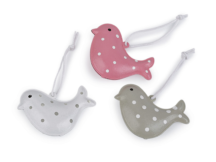 Metallvogel zum Aufhängen 3D