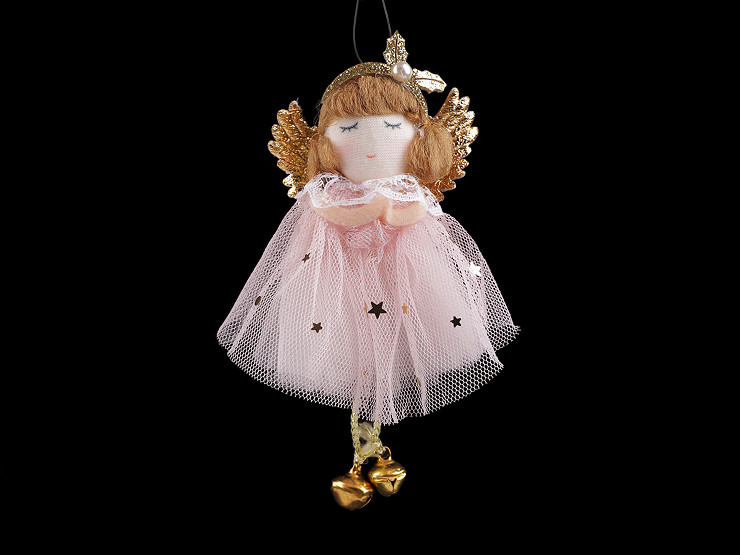 Hanging Angel Decoration with Jingle Bells