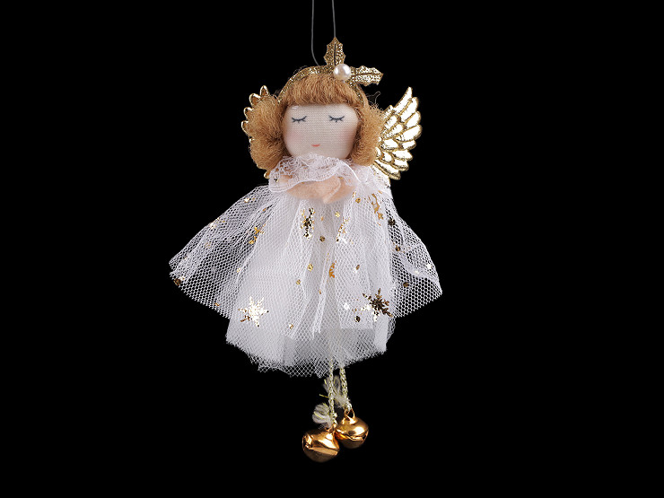 Decoratiune înger cu clopotei