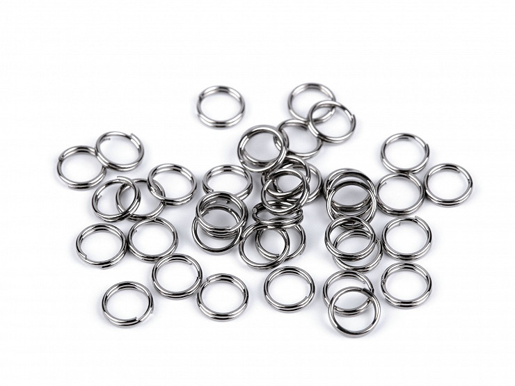 Split Jump Ring made of Stainless Steel Ø6 mm, double loops