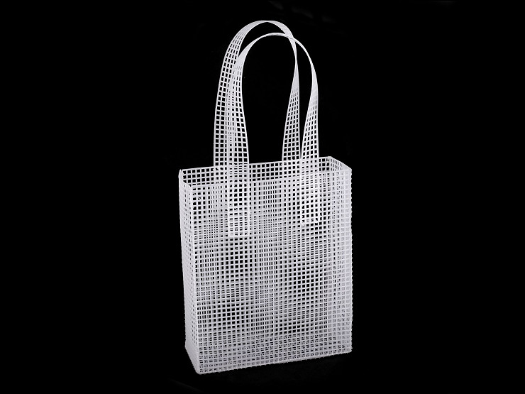 Tela in plastica / griglia per la realizzazione di borse, dimensioni 