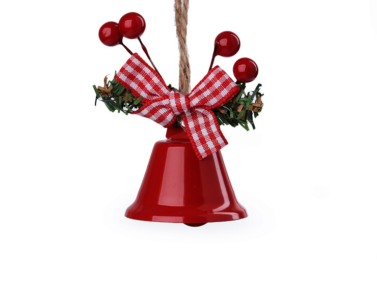 Campanas y cascabeles metálicos, adornos para colgar