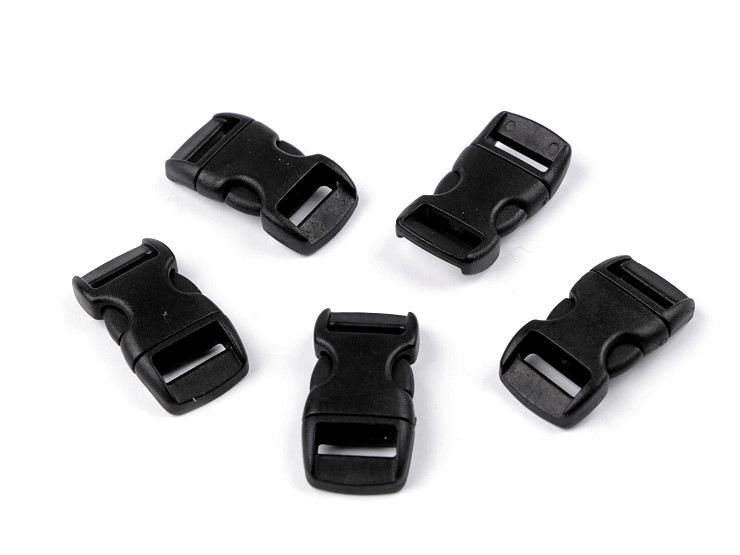 Mini Side Release Buckle, arched, width 10 mm