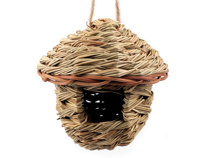 Bird's Nest for Hanging from Natural Material, hand made