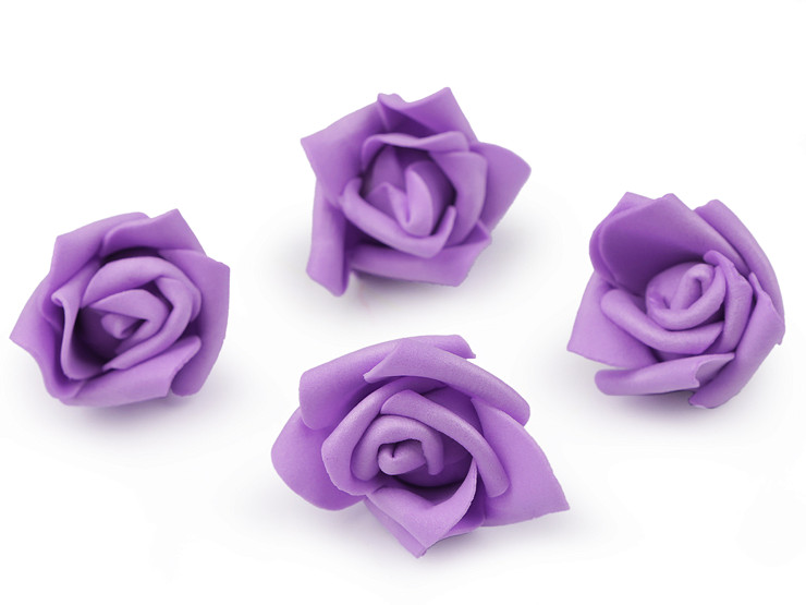 Trandafir decorativ din spuma Ø4-5 cm