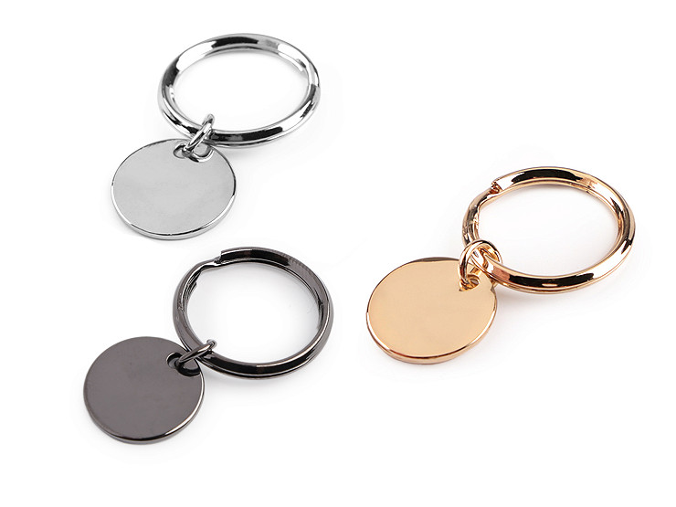 Schlüsselring, Ø 20 mm mit Anhänger