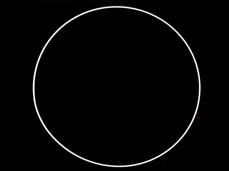 Cerchio in metallo, dimensioni: Ø 71 cm per acchiappasogni o decorazioni per attività fai-da-te 
