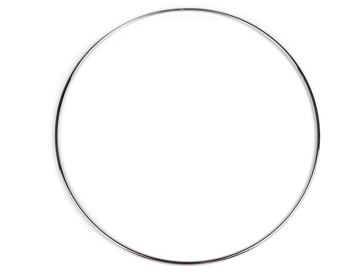 Kovový kruh na lapač snov / na dekorovanie Ø36 cm