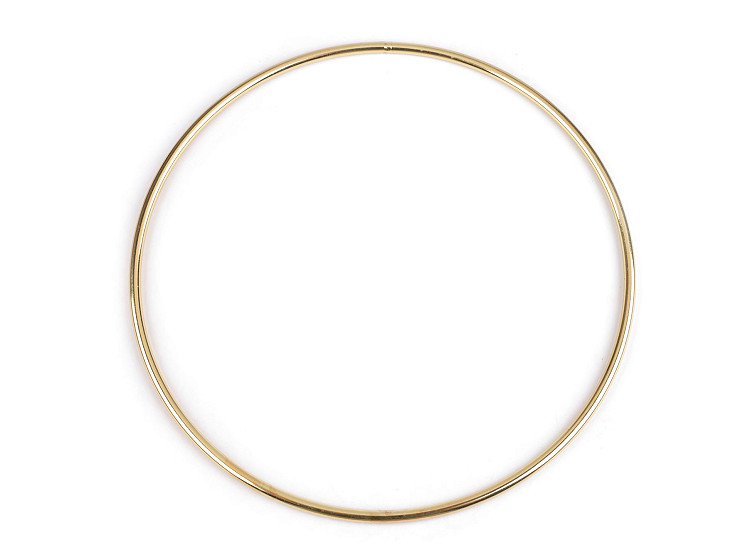 Kovový kruh na lapač snov / na dekorovanie Ø21 cm