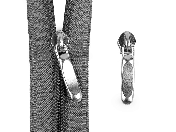 Slider for Nylon / Spiral Zippers No 5, decorative