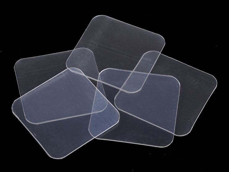 Nano-Aufkleber transparent, doppelseitig, 5,8 x 5,8 cm