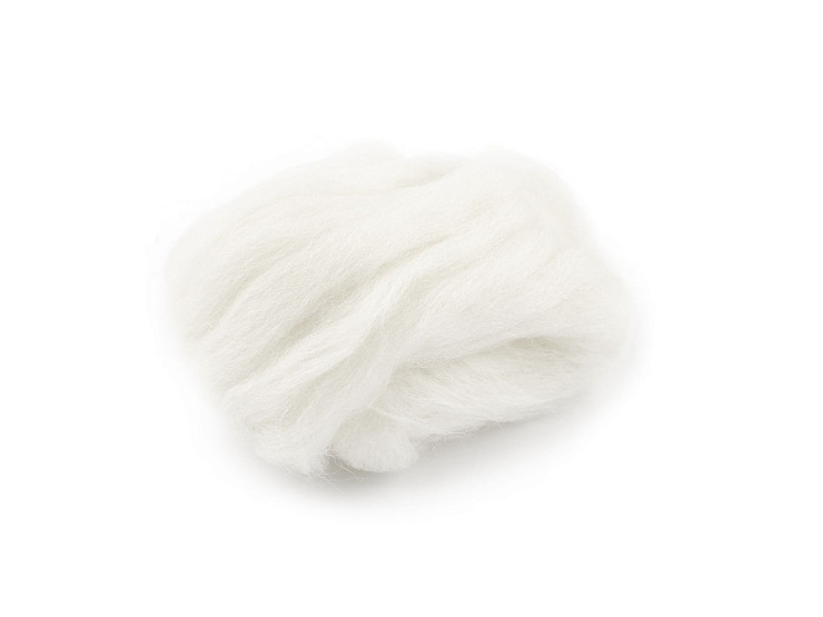 Mèches en laine polaire peignée, 5 g