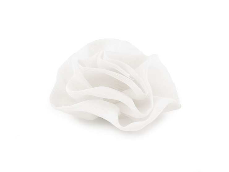 Fiore in tessuto, da cucire e incollare, dimensioni: Ø 6,5 cm