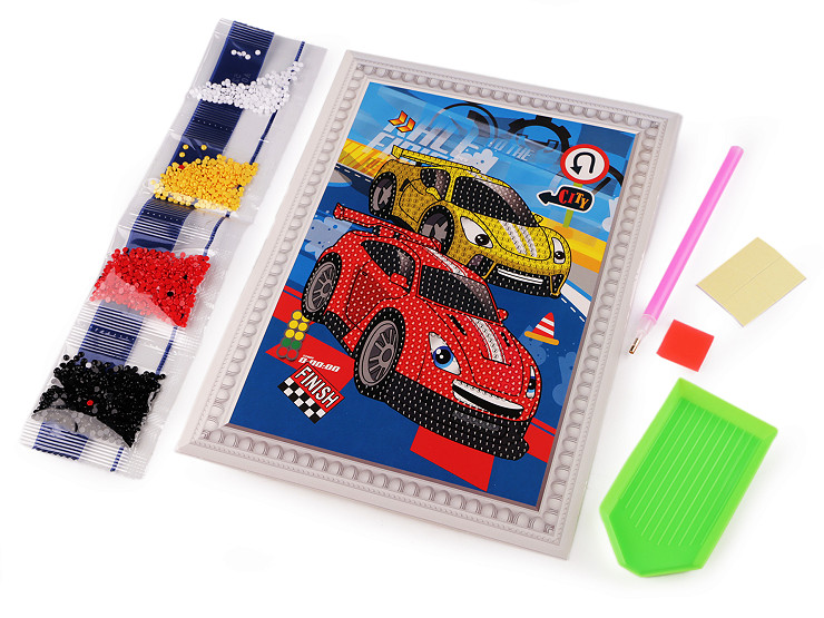 Diamentowe malowanie, zestaw kreatywny 17,5x23,5 cm 