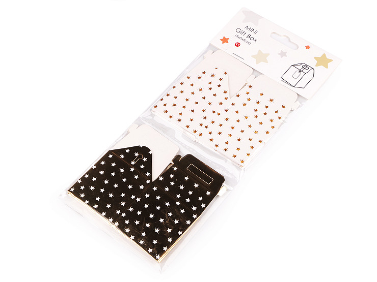 Mini cutie cadou cu eticheta