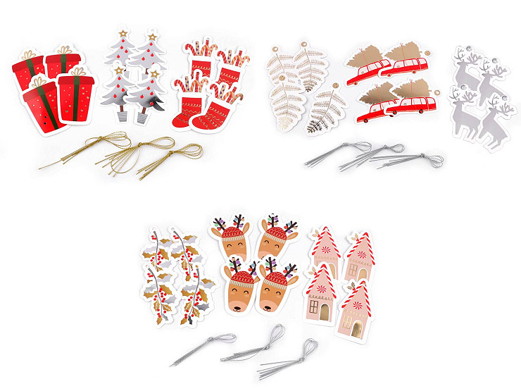 Christmas paper tag / name tag for gifts