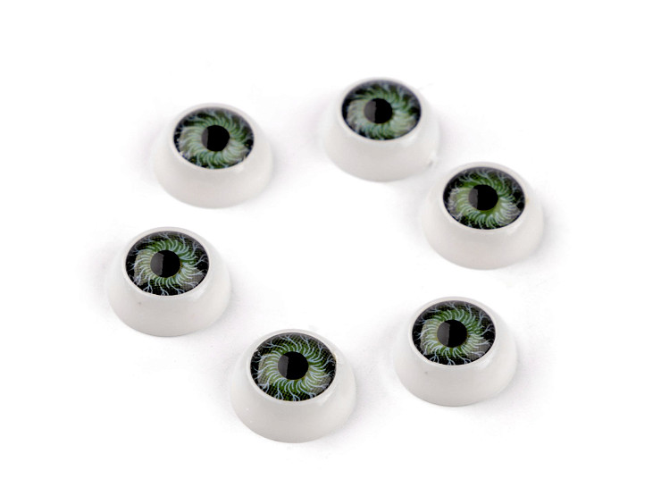 Plastic eyes to glue on Ø12 mm