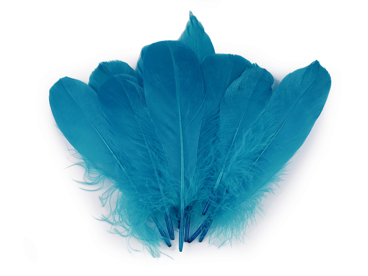 Goose feathers length 14-18 cm