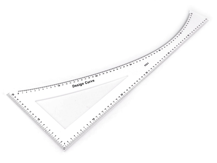 Tailor's ruler, length 60 cm