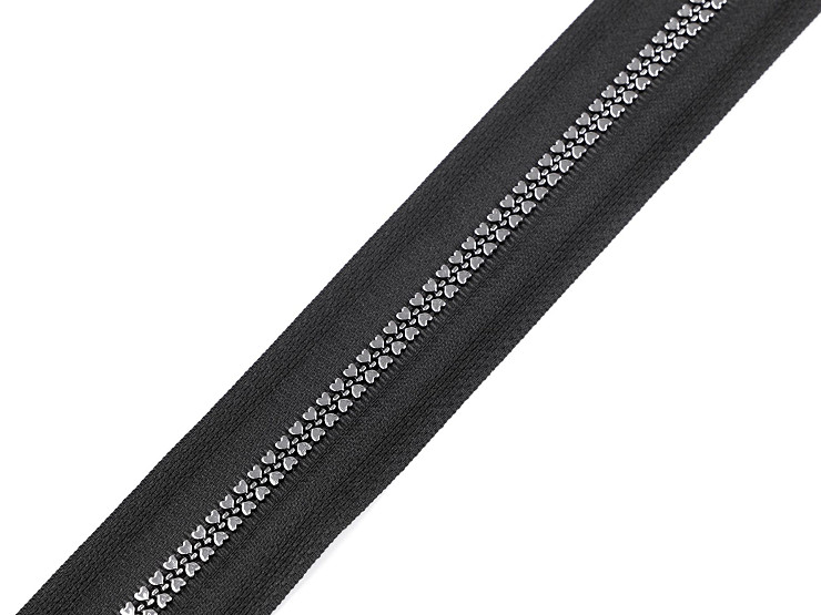 Cremallera de plástico continua, n.° 5, diseño