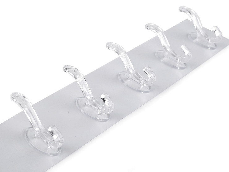 Set of 6 adhesive hooks