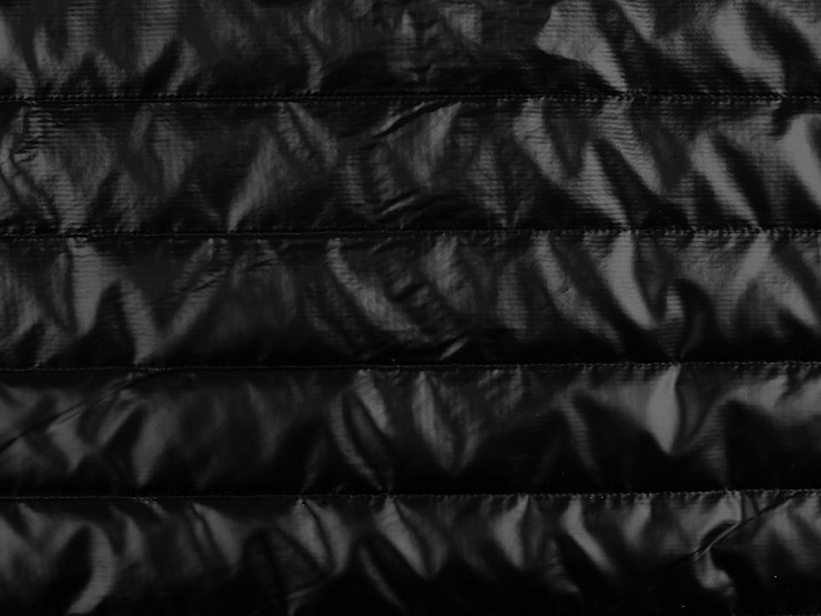 Tissu en polyester matelassé/surpiqué à rayures, 4,5 cm