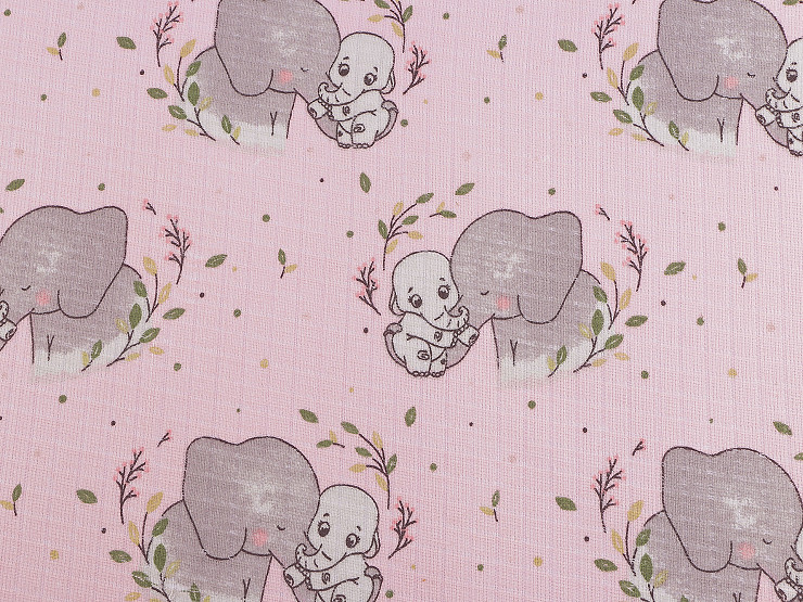 Windelstoff Baumwolle/Musselin Elefant