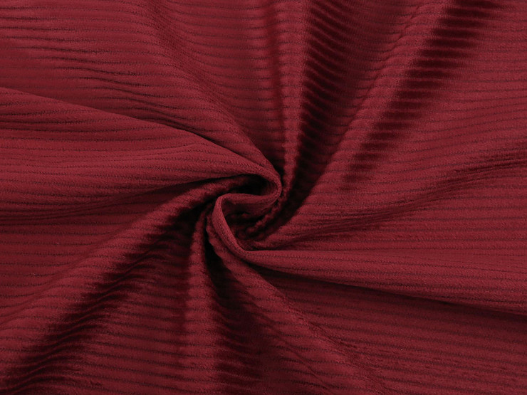 Velvet Fabric with a lined structure