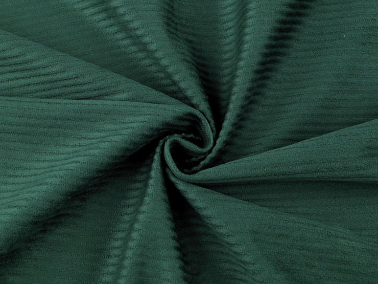 Tissu en velours avec structure doublée