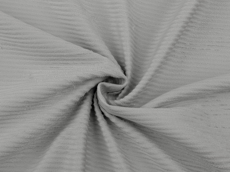 Tissu en velours avec structure doublée