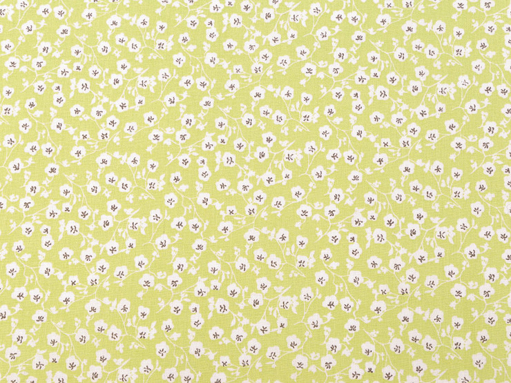 Cotton Fabric / Canvas, Small Flowers