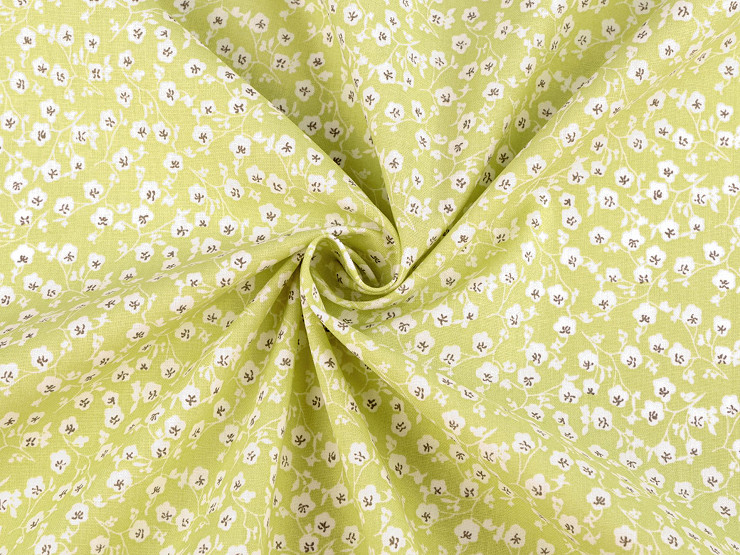 Baumwollstoff/Leinwand kleine Blümchen
