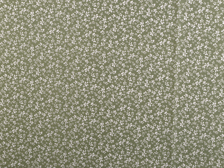 Tela de algodón/lona, flores pequeñas